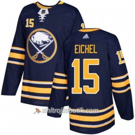 Män Ishockey Buffalo Sabres Tröja Jack Eichel 15 Adidas 2017-2018 Marinblå Authentic